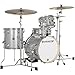 Ludwig Breakbeats by Questlove 4-Piece Drum Set Shell Pack, Silver Sparkle