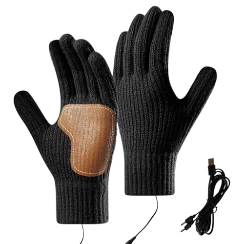 Guantes calefactables, Guantes Eléctricos para Pantalla Táctil Calefacción para Invierno Manguitos De Calor para Deportes Trabajo Ciclismo Caza Escalada En Frío para Hombre