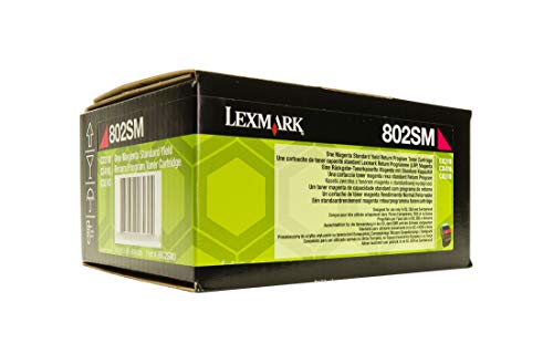 Toner magenta Lexmark 80C2SM0 original pour éviter les traces d'impression sur CX310n
