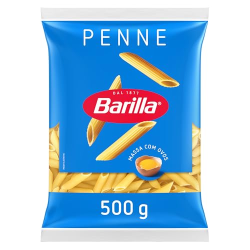 Macarrão com Ovos Barilla Penne Pacote com 500g