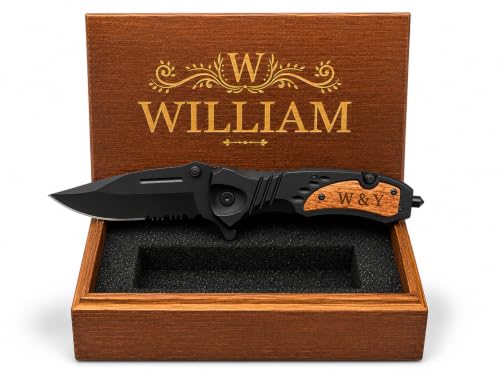 Personalized Engraved Pocket Knife for Men