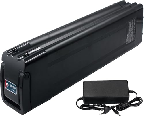 Batería Ebike 36V 10Ah 12Ah, Batería Bicicleta Electrica 36V 10Ah 12Ah PVC Impermeable con Cargador Batería De Alta Potencia Batería De Alta Potencia para Motor 800W ~ 250W 36V 10AH,2