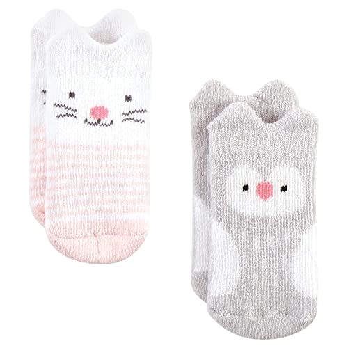 Image of Hudson Baby Baby 8-pack Cotton Rich Newborn and Terry Socks