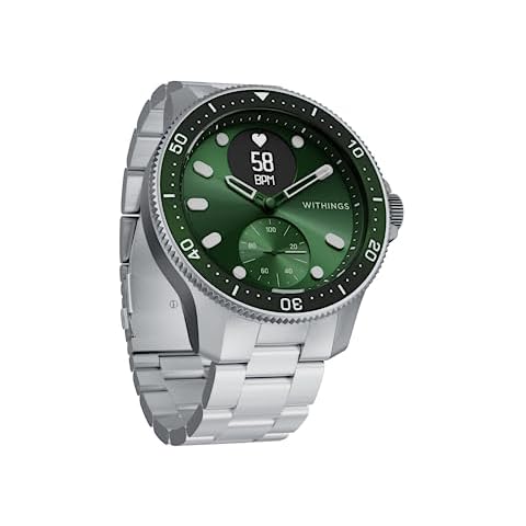 Withings ScanWatch Horizon - Hybrid Smartwatch & Activity Tracker with Connected GPS, Heart Rate Monitor, Sleep Monitor, Smart Notifications, Water Resistant with 30-day Battery Life, Android & iOS Cover