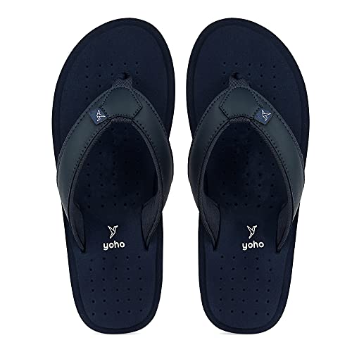 Image of YOHO ArchFlex orthopedic slippers for men | Arch support for pain relief | Soft, Anti-Skid, lightweight | comfortable padded straps flip flops for Everyday