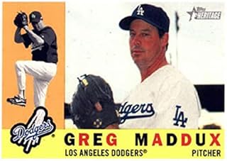 2009 Topps Heritage #62 Greg Maddux Los Angeles Dodgers MLB Baseball Card NM-MT