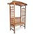 All Things Cedar GA87-B Garden Arbor with Bench | Outdoor Wooden Bench | Garden Bench Seat | Untreated Cedar, Western Red Cedar Craftsmanship | Wood Bench Outdoor 60x25x86