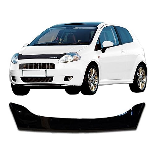 Bra de capot aérodynamique pour Fiat Punto protecteur sans perçage