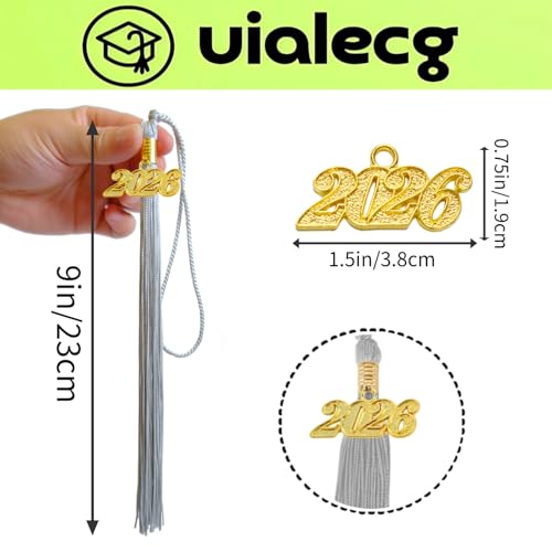 Image of Graduation Tassel 2026 for Grad Cap,Gold Tassel with Gold Charm