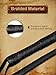 Black Cowboy Whip Faux Leather - Western Costume Accessory and Cosplay Party