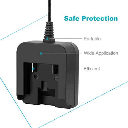 Creabest New 12V Charger Compatible with Dewalt 12V Li-ion Battery DCB120 DCB121 DCD710 DCF610 DCF815 DCL510 DCS310