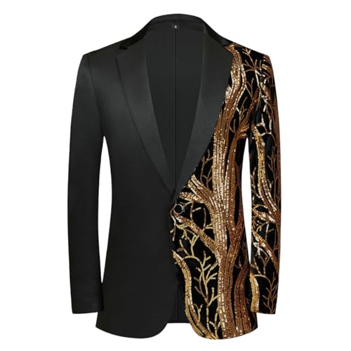 Men's Casual Dance Sequin Blazer