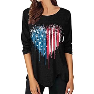 Womens Tops Long Sleeve Sweatshirt Drawstring Shirt Round Neck Print Button Side Tops Black/White Fashion Tops 4 410ocqkyzbl. sl500 . ss300