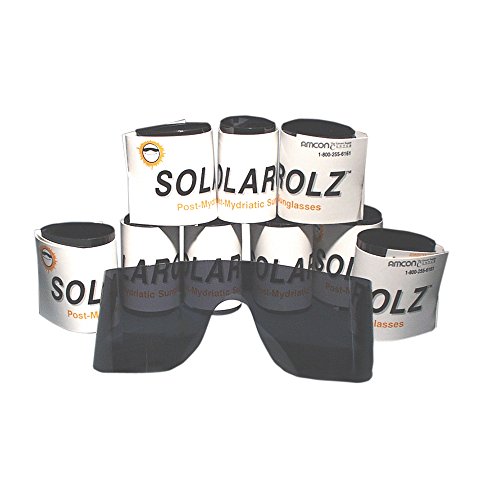 Solar-Rolz™ | 100 Count | 100% Uv Protection | Eye Dilation | Adults & Children | No Adjustment Needed #TOP3
