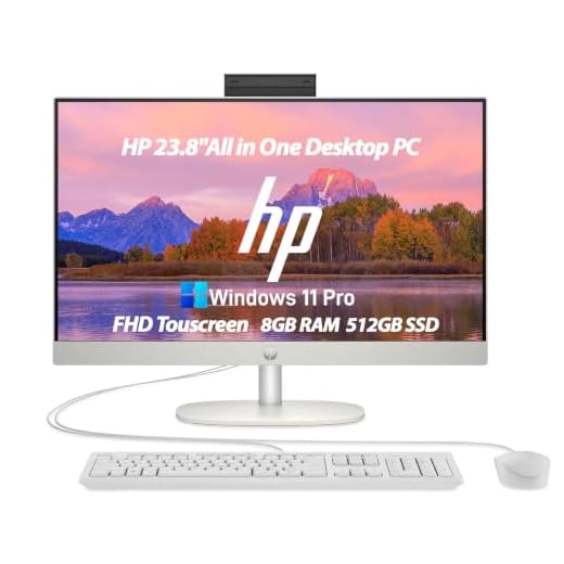 HP Pavilion 23.8 inch All-in-One Desktop PC, Intel Core i7-12700T Processor, Intel UHD Graphics 770, 16 GB Memory RAM, 1 TB 7200RPM SATA Hard Drive, Windows 11 Home (24-ca1180, Snowflake White)