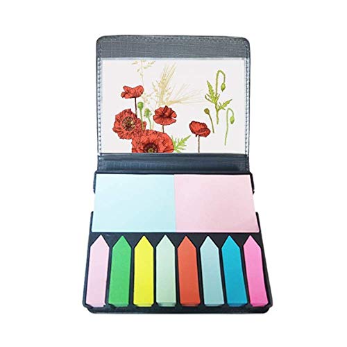 Boîte de marque-page coquelicots à offrir pour anniversaire et club de lecture