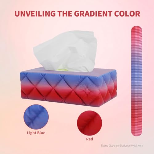 Image of OVERTURE Rainbow PLA Filament 1.75mm, Neatly Wound 3D Printer Filament 1kg Spool (2.2lbs), Dimensional Accuracy + /- 0.02 mm, Fit Most FDM 3D Printers(Rocket pop)