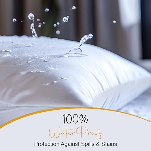 Utopia Bedding Waterproof Zippered Pillow Protectors (Size, 40 x 60 cm), Pack of 2 - Image 4