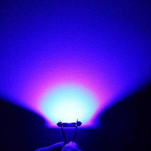 Bombillas LED 6411 6418 800lm Azul Ultra 12V 39MM miniatura 5