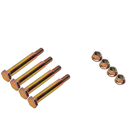 4 Pack lawn mower Deck Wheels Replacement 753-04856A Fits Cub Cadet RZT50 RZT54 LT1050 AM116299 M111489