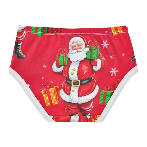 Fun Print Toddler Girls Underwear 2t Cotton Cute Panties Girl Cute Santa Claus Red Kids Undies Briefs2