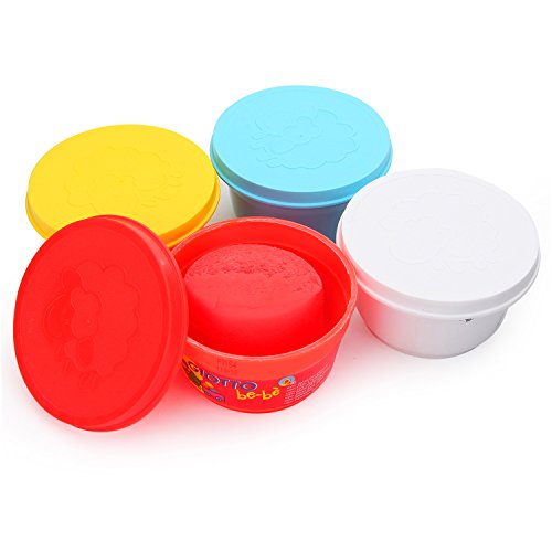 GIOTTO 464901 BEBE DOUGH R/Y/C/W 4X100G