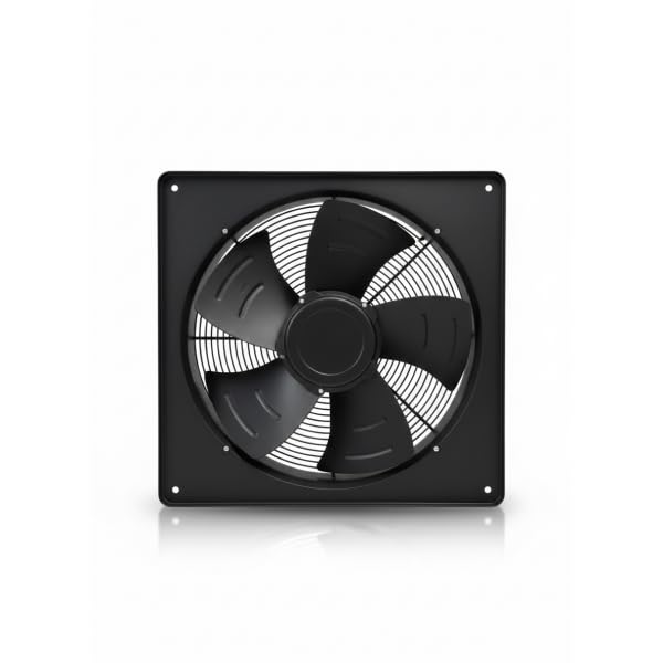 Bilake Extractor Helicoidal Empotrable Ø400 mm | 3980 m³/h - 180W | Ventilador Industrial de Pared en Acero IPX4