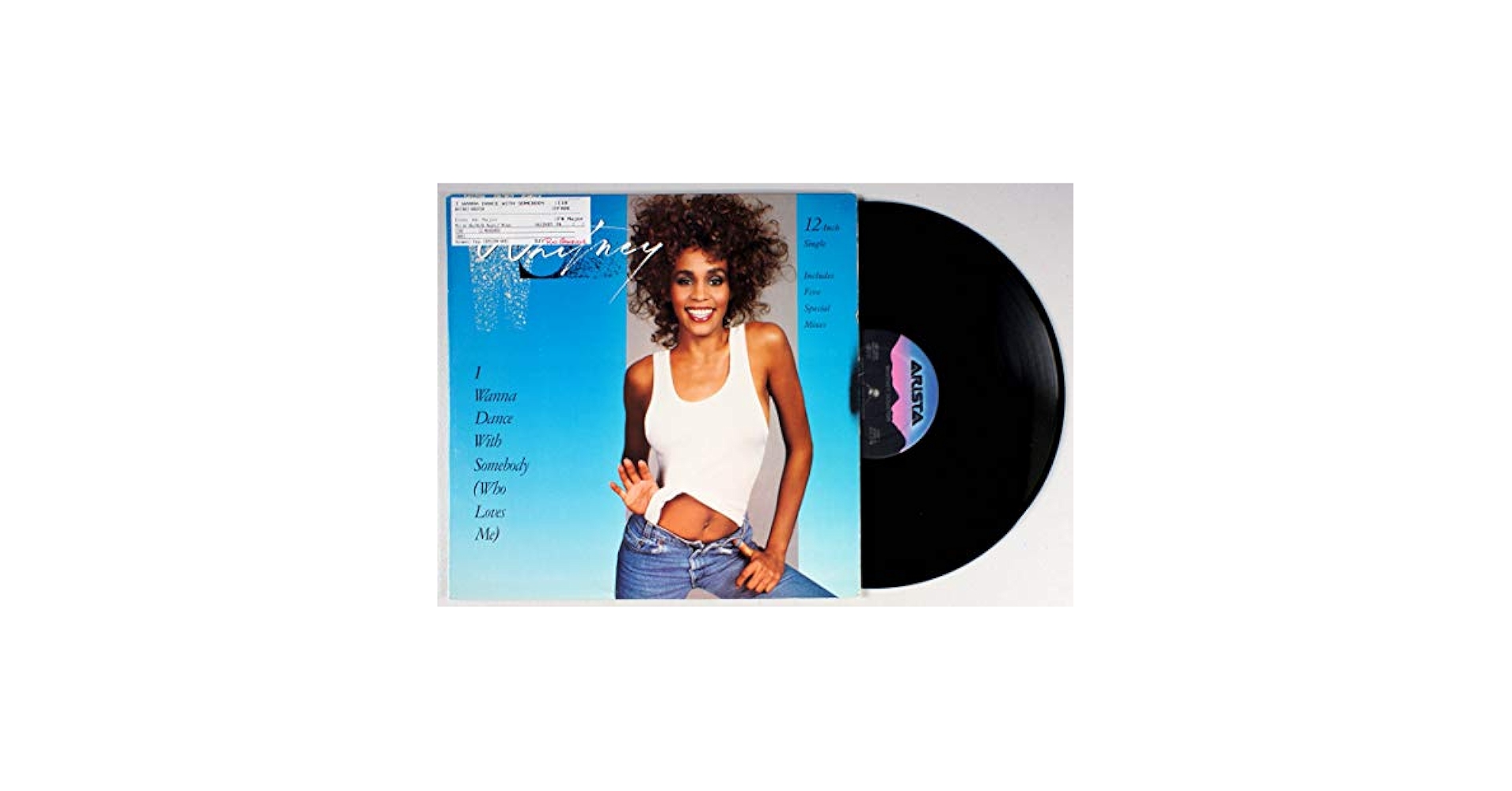 12” Whitney Houston I Wanna Dance With OCEP17120 ARISTA Philippines Vinyl /00250 Whitney Houston ‎– I Wanna Dance With Somebody (Who Loves Me