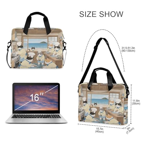 Funda para portátiles 15.6 pulgadas con asa y correa miniatura 5
