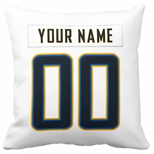 Image of ANTKING Los Angeles Throw Pillow with Custom Name and Number Personalized Gift for Men Women Boys