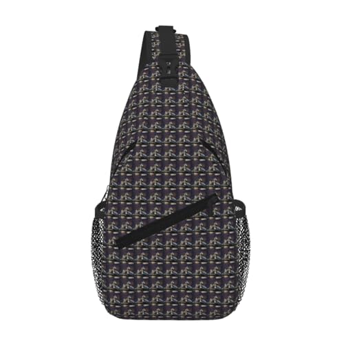 Bolsa de pecho cruzada Tower Bridge bandolera ligera elegante para mochila diaria
