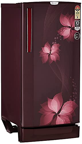 Image of Godrej 190 L 5 Star ( 2019 ) Direct Cool Single Door Refrigerator(R D EPro 205 TAI 5.2 BRZ WIN, Breeze Wine, Inverter Compressor)