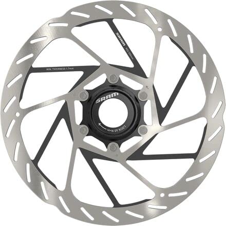 SRAM disco freno HS2 160mm centerlock arrotondato, Black - Image 3
