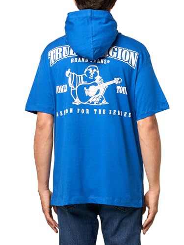 True Religion Men's Hooded SRS Single Stitch Tee2