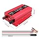 LVYUAN Wechselrichter 12V 230V 1500W Spannungswandler Stromumwandler Inverter mit 2 USB LCD EU Steckdosen für Geschaeftsfahrten und Urlaub