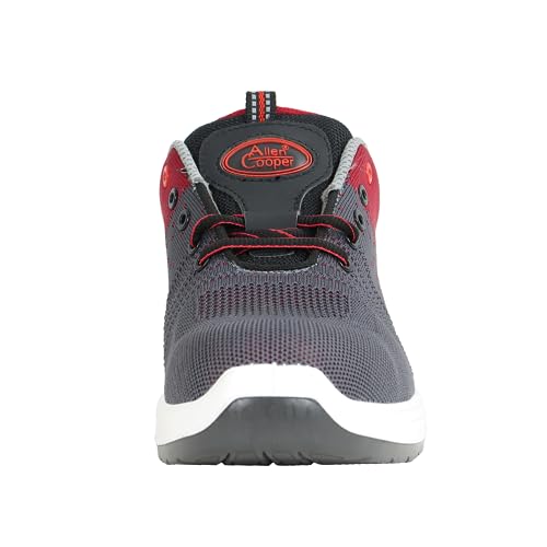 Image of Allen Cooper ACF 11711 Safety Shoe | Anti-Skid, Antistatic, 200J Steel Composite Cap, Heat, Water & Oil Resistant, Lightweight
