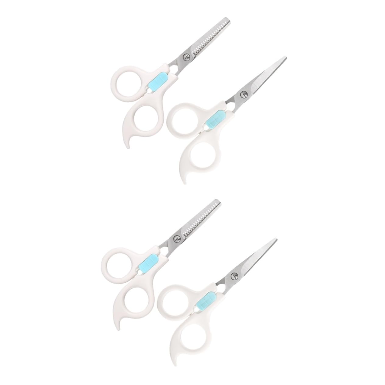 Beaupretty 4piezas Cortadores De Pelo Para Tijeras De Pelucero Tijeras De Entresacar De De Peluquería Para Casa