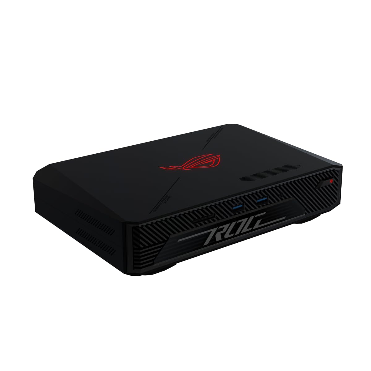 ASUS NUC 14 ROG Mini PC RNUC14SRKU7168A2I (processeur Intel Core Ultra 9 185H vPro, carte graphique Nvidia GeForce RTX4070, mémoire 1 To, 2 x 16 Go de RAM, Intel Killer WiFi 6E, Windows 11, avec câble
