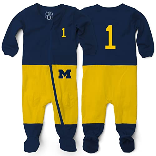 Image of Wes and Willy Baby College Sports Fan Football Jersey Sleeper