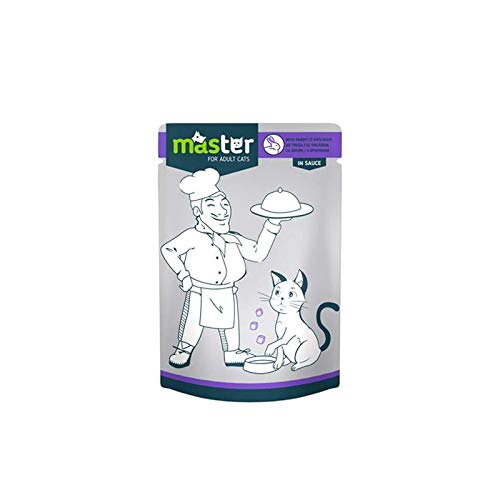Master Tavşan Etli Pouch Kedi Maması, 80 Gr, 24 Adet