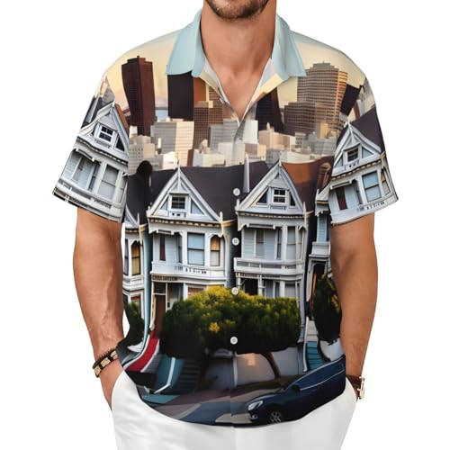 Chemise à manches courtes homme San Francisco pour vos terrasses