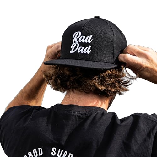 Image of DadBod Apparel DB - Rad Dad Snapback Hat - Baseball Cap for Fathers - Trucker Hat
