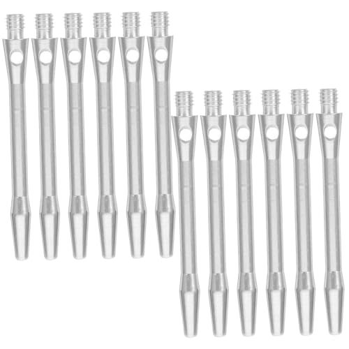 OSOLADY Aluminum Shafts 12 Pack Threaded Shafts Game Accessory Professional Outdoor