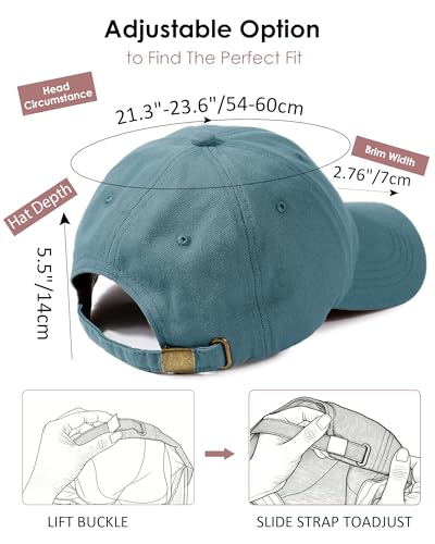 Image of Womens Satin Lined Unstructured Baseball Cap Unisex Silk Lining Washed Cotton Adjustable Vintage Dad Hat