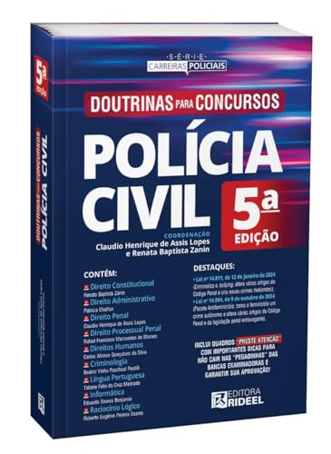 DOUTRINAS PARA CONCURSOS POLÍCIA CIVIL