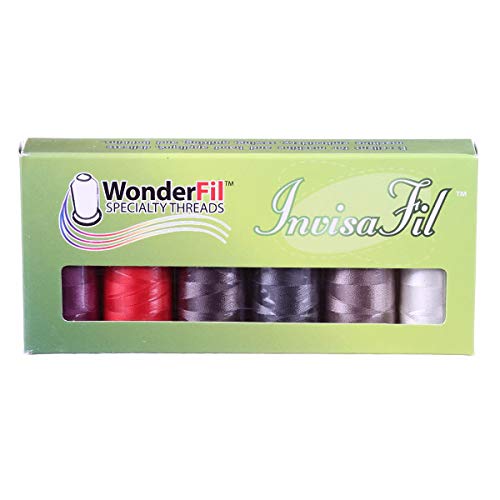 WonderFil InvisaFil Thread Set B005 miniatura 1