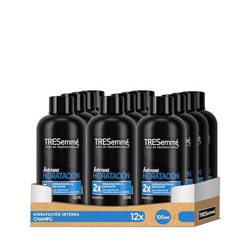 Tresemme Champú Hidratante Mini - 100 ml Pack de 12 Unidades