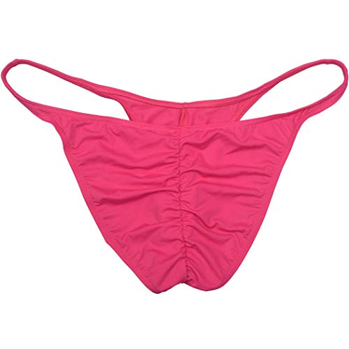 OROCOJUCO Men's Second Skin Feel Cheeky Briefs Underpants Brazilian Full Pucker Panty Bikini Shorts3