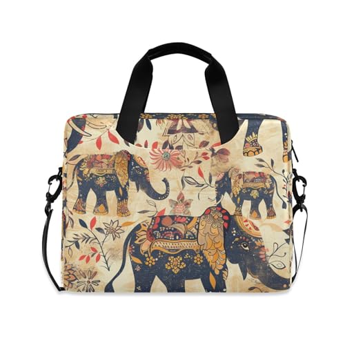 ALAZA Funda Vintage Elefante Bohemio para Portátil 13-15.6" miniatura 1