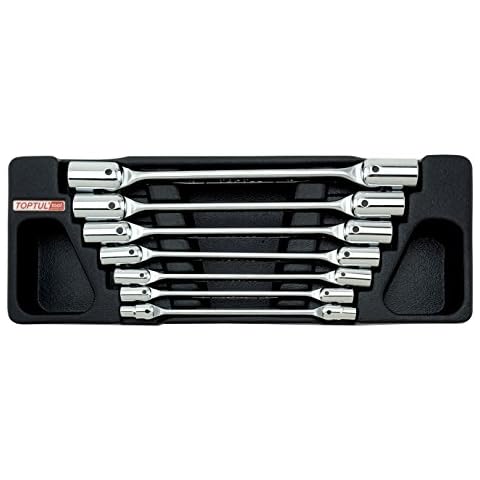 Double End Swivel Socket 7pcs Wrench Set metric (Satin Finish) Cover